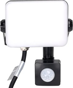 Aigostar - Riflettore LED con sensore LED/30W/230V 4000K IP65 nero
