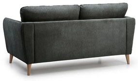 Divano nero e grigio 170 cm Oslo - Scandic