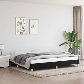 Giroletto Senza Materasso Nero 200x200 Cm İn Tessuto /