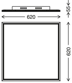 Telefunken 3010-06TF - Pannello LED dimmerabile LED/36W/230V + +TC