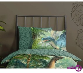 Good Morning Copripiumino per Bambini JURASSIC 140x200/220 cm Verde