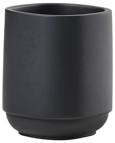 Tazza in cemento nero per spazzolini da denti Time - Zone