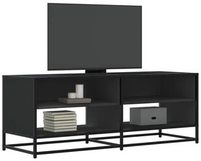 Mobile Porta Tv Nero 120,5x40x46 İn Truciolato E Metallo /