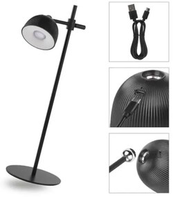 LED Lampada da tavolo ricaricabile dimmerabile magnetico 4in1 LED/4,2W/3,7V 4000K nero
