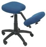 Sgabello Ergonomico Lietor PC BALI200 Azzurro Blu Marino 62 cm