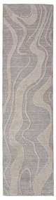 Passatoia grigia lavabile 60x223 cm Calder – Flair Rugs