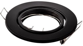 Faretto da incasso 1xGU10/MR16/10W/230V Ø 9 cm nero
