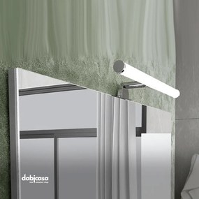 Lampada Led 40 Cm Savini Due Cromo Lucido