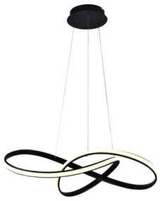 Brilagi - Lampadario a sospensione con filo LED dimmerabile COSMOWAVE LED/70W/230V nero + +TC