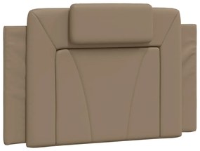 Letto con materasso cappuccino 90x200 cm in similpelle