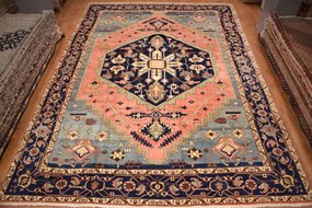 Heriz Tappeto 400x560 (Iran) Annodato A Mano