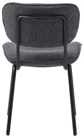 Sedia da pranzo grigio scuro Buffalo - Unique Furniture