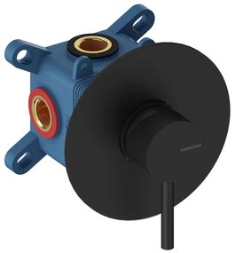 Rubinetto per doccia ad incasso monocomando LOOP nero opaco SANYCCES