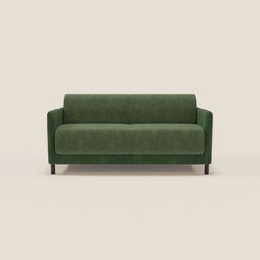 Narciso divano letto desing con materasso H18 cm bicolore con struttura in microfibra smacchiabile e imbottiture in elegante tessuto impermeabile T06