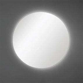 Specchio tondo 90 cm a filo lucido con illuminazione perimetrale a LED