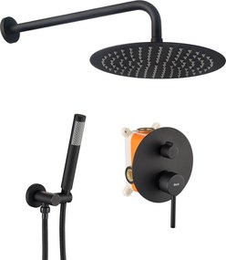 Set doccia da incasso Rea Lungo Black + BOX