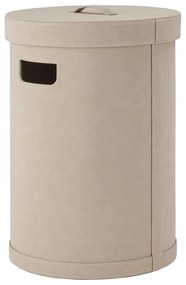 Cesta per il bucato beige in finta pelle 67,5 l Sahla M – Blomus