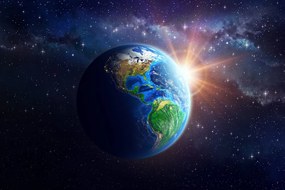 Carta da parati – Pianeta Terra blu