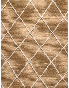 Tappeto di colore naturale in iuta tessuto a mano 120x180 cm Kunu – Hanse Home