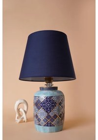 Lampada da tavolo RAMZES 1xE27/40W/230V blu