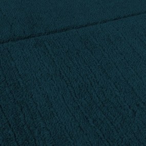 Tappeto blu scuro in lana tessuto a mano 200x290 cm Textured Wool Border – Flair Rugs