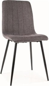 Sedia Alan Brego grigio18/nero