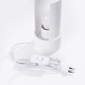 Sollux SL.1675 - Lampada da tavolo FLASH 1xE27/15W/230V bianco