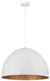 Lampadario su filo  DIAMENT 1xE27/60W/230V d. 50 cm bianco/rame