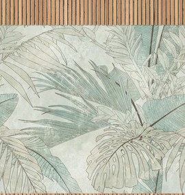Fotomurale Woodpalms, multicolore 159 x 280 cm