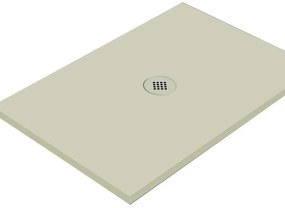 Piatto doccia in ceramica extra slim crema L 90 x L 70 cm