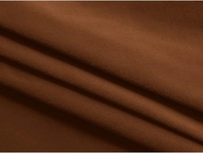 Divano arancione/marrone con rivestimento in velluto 319 cm Ekahi – Makamii