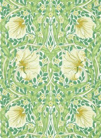 Morris & Co Carta da parati Simply Pimpernel - Weld/ Leaf Green