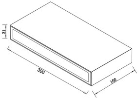 Top Lampada - Applique a LED da esterno LED/12W/230V IP65 bianco