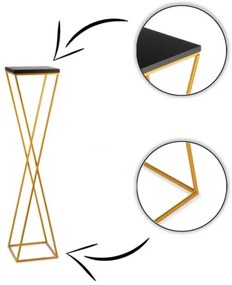 Portafiori LOFT 100x24 cm oro/nero