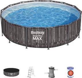 Bestway 5614Z-5 Set piscina fuori terra Steel Pro MAX da 427x107 cm