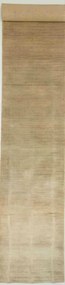 Loribaft Tappeto orientale 500x80 Beige (Indian) Realizzato A Mano