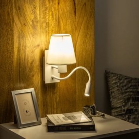 Brilagi - Applique a LED NUBILA 1xE27/25W/230V + LED/3W bianco