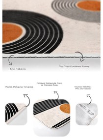 Set di tappetini per il bagno in velluto beige 2 pz 60x100 cm Dot Arch – Mila Home