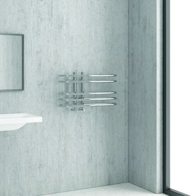 Scalda salviette termoarredo 700x400mm finitura cromata | KAM-379 - KAMALU