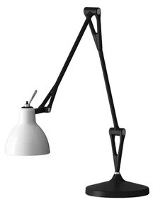 Luxy T2 Lampada da Tavolo Nero/Bianco Brillante - Rotaliana