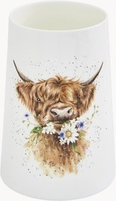 Vaso in Fine Bone China Daisy Coo Cow