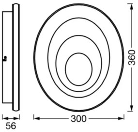 Osram - Plafoniera a LED ORBIS SPIRAL LED/27W/230V