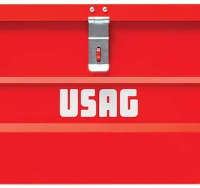 Baule da cantiere USAG Baule in acciaio porta utensili in acciaio  L 85 x P 35 x H 35 cm
