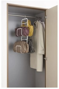 Portaborse bianco con gancio per porta e 4 ganci Sapporo - YAMAZAKI