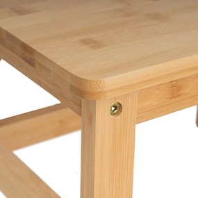 Sgabello in bambù colore naturale - Casa Selección