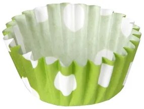 Teglia per Muffin Algon Verde Pois Monouso 2,5 x 1,75 cm 150 Unità