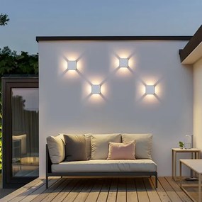 Brilagi - Applique da esterno QUADRAY LED/6W/230V bianco IP54