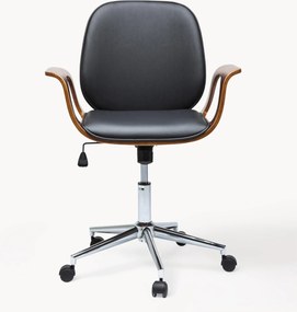 Sedia da scrivania in similpelle Patron, regolabile in altezza