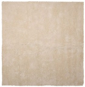 Tappeto shaggy beige chiaro 200 x 200 cm DEMRE Beliani