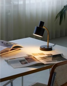 Halo Design 746927 - Lampada da tavolo VOGUE 1xE27/40W/230V nero/ottone